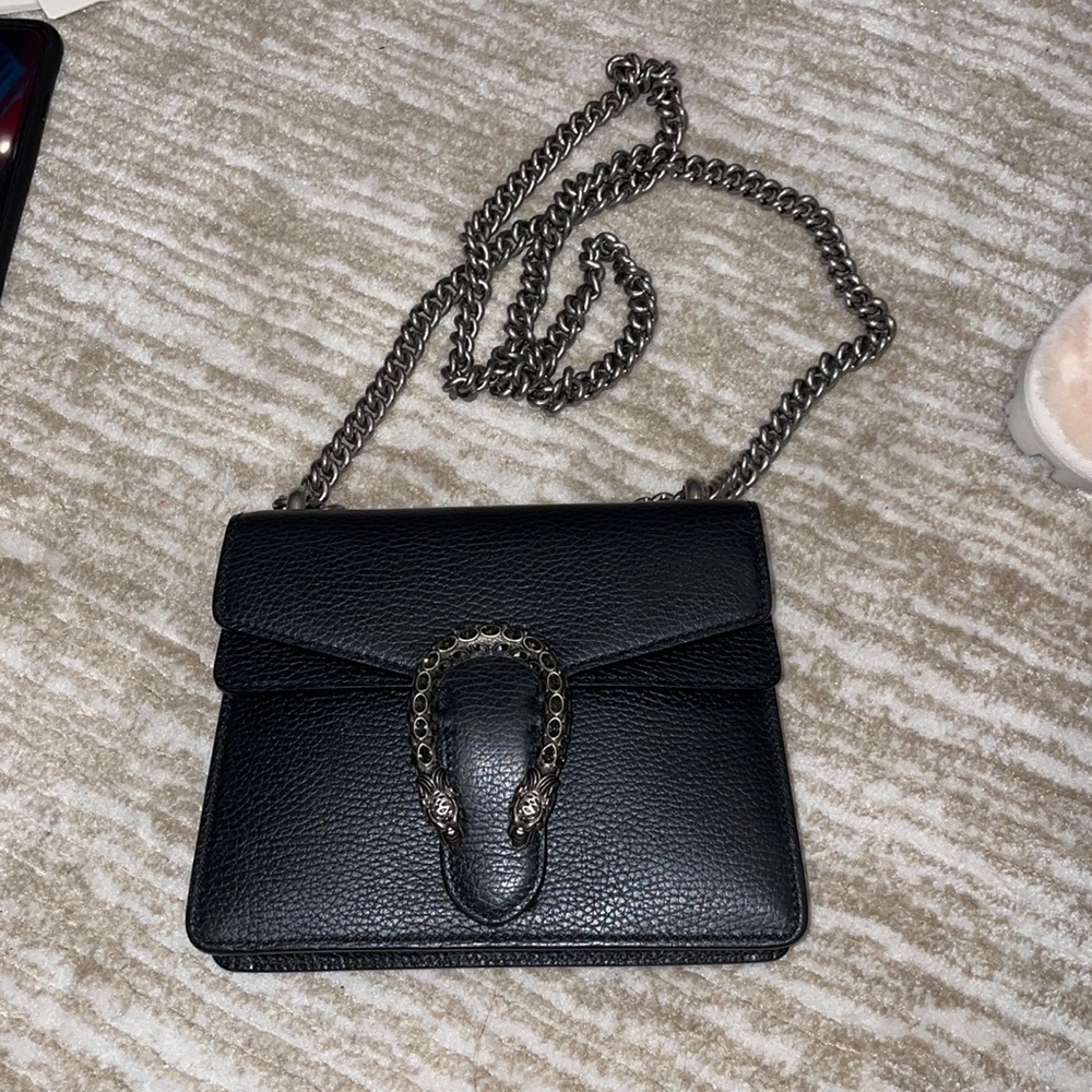 Gucci Dionysus Leather Mini Bag